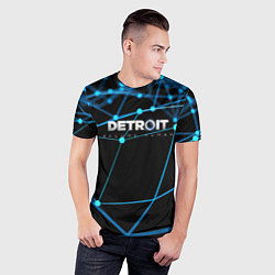 Футболка спортивная мужская Detroit:Become Human, цвет: 3D-принт — фото 2