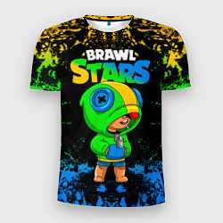 Футболка спортивная мужская Leon Brawl Stars, цвет: 3D-принт