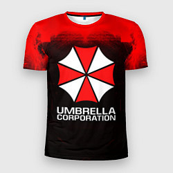 Футболка спортивная мужская UMBRELLA CORP, цвет: 3D-принт