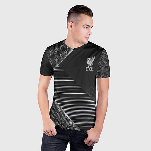 Мужская спорт-футболка Liverpool F C / 3D-принт – фото 3