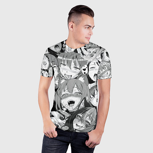 Мужская спорт-футболка АХЕГАО / 3D-принт – фото 3