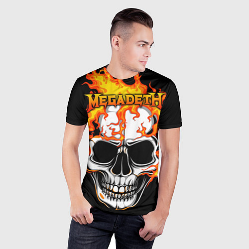 Мужская спорт-футболка Megadeth / 3D-принт – фото 3