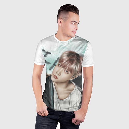 Мужская спорт-футболка BTS / 3D-принт – фото 3