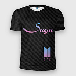 Футболка спортивная мужская BTS Suga, цвет: 3D-принт