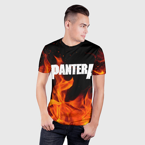 Мужская спорт-футболка Pantera / 3D-принт – фото 3
