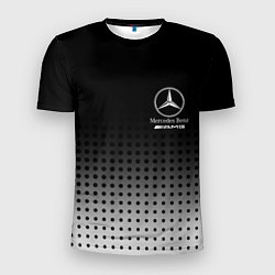 Футболка спортивная мужская Mercedes-Benz, цвет: 3D-принт
