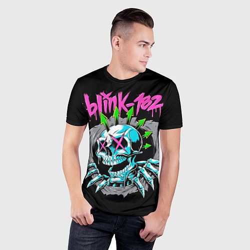 Мужская спорт-футболка Blink-182 8 / 3D-принт – фото 3