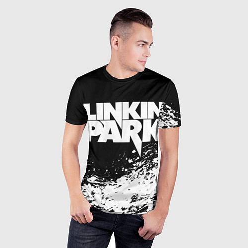 Мужская спорт-футболка LINKIN PARK 4 / 3D-принт – фото 3