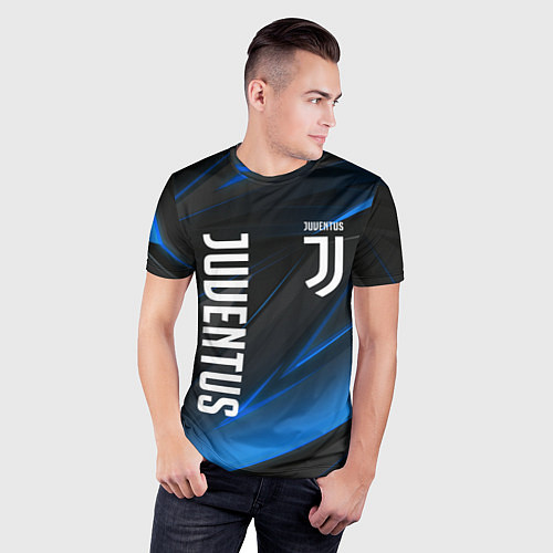 Мужская спорт-футболка JUVENTUS / 3D-принт – фото 3