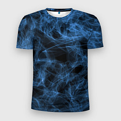 Футболка спортивная мужская Синий дым, цвет: 3D-принт