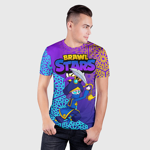 Мужская спорт-футболка MORTIS BRAWL STARS / 3D-принт – фото 3