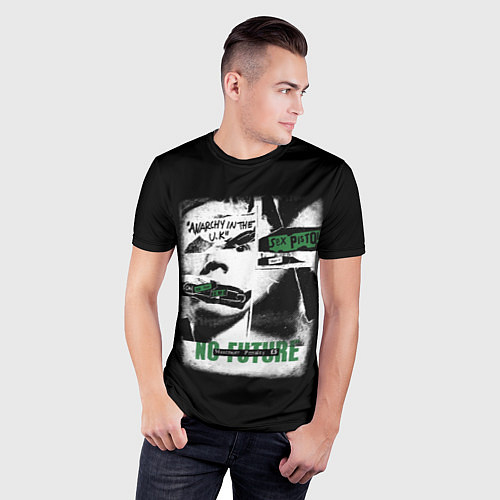 Мужская спорт-футболка Sex Pistols / 3D-принт – фото 3