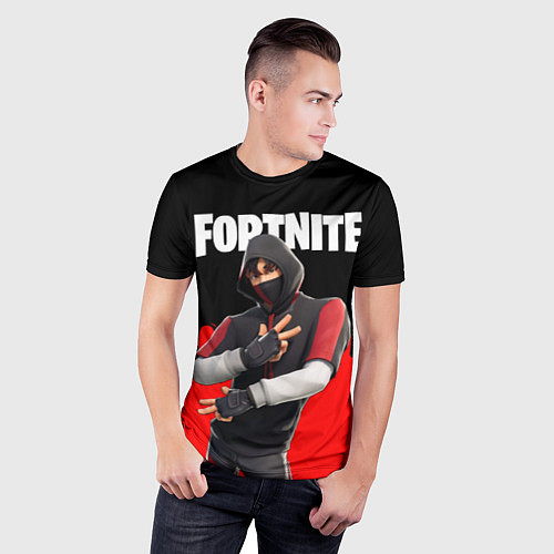 Мужская спорт-футболка FORTNITE x IKONIK / 3D-принт – фото 3