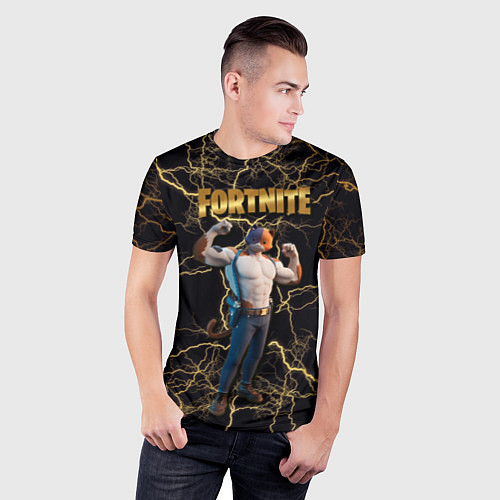 Мужская спорт-футболка Meowcles Fortnite 2 / 3D-принт – фото 3