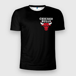 Футболка спортивная мужская CHICAGO BULLS, цвет: 3D-принт