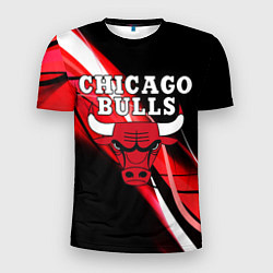 Футболка спортивная мужская CHICAGO BULLS, цвет: 3D-принт