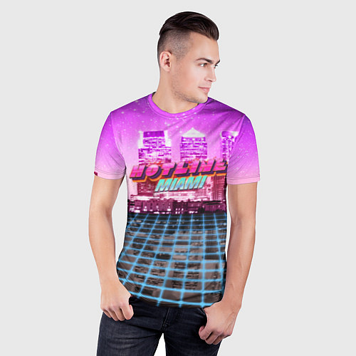 Мужская спорт-футболка HOTLINE MIAMI 2 / 3D-принт – фото 3