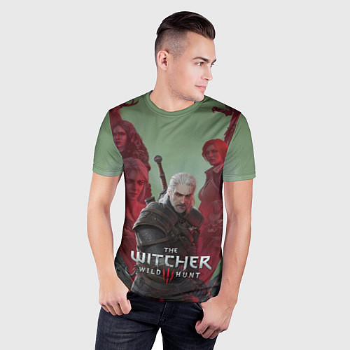 Мужская спорт-футболка The Witcher 5-летие / 3D-принт – фото 3