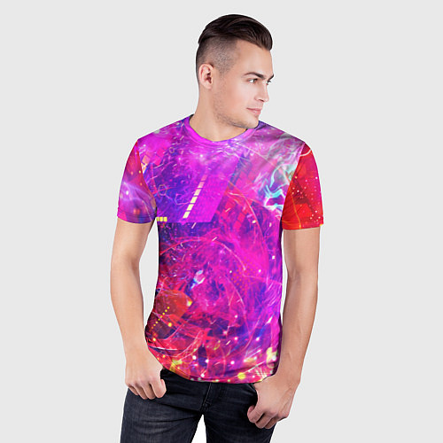 Мужская спорт-футболка ABSTRACT / 3D-принт – фото 3
