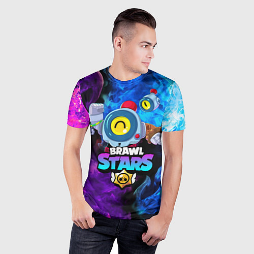 Мужская спорт-футболка BRAWL STARS NANI / 3D-принт – фото 3