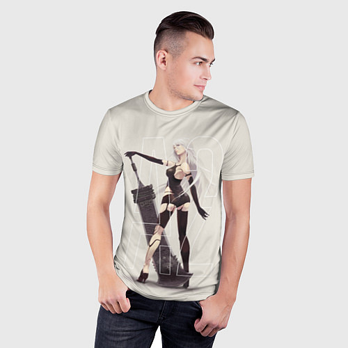 Мужская спорт-футболка A2 / 3D-принт – фото 3