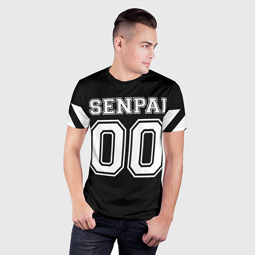 Мужская спорт-футболка SENPAI / 3D-принт – фото 3