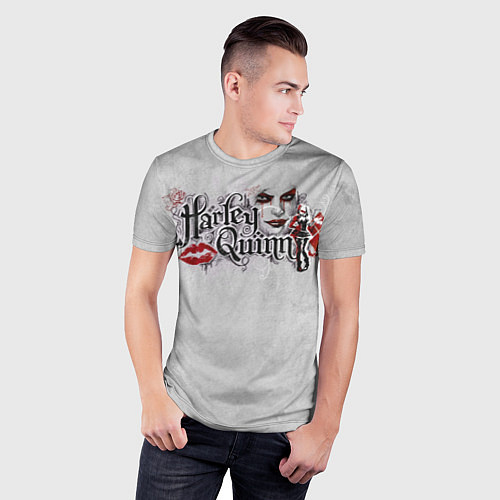 Мужская спорт-футболка Harley Quinn / 3D-принт – фото 3
