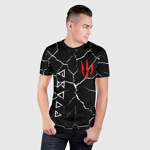 Мужская спорт-футболка The Witcher / 3D-принт – фото 3