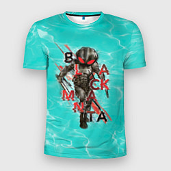 Футболка спортивная мужская BLACK MANTA, цвет: 3D-принт