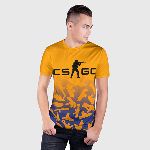 Мужская спорт-футболка CS GO КС ГО / 3D-принт – фото 3