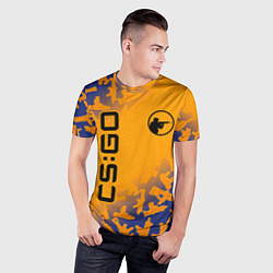 Футболка спортивная мужская CS GO КС ГО, цвет: 3D-принт — фото 2