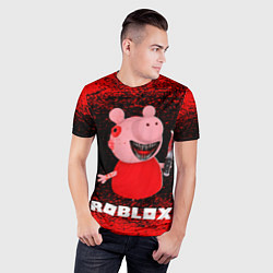 Футболка спортивная мужская Roblox Piggy, цвет: 3D-принт — фото 2