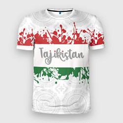 Футболка спортивная мужская Таджикистан, цвет: 3D-принт