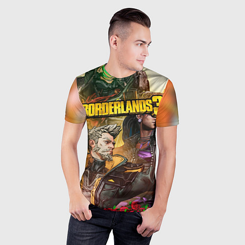 Мужская спорт-футболка Borderlands 3 / 3D-принт – фото 3