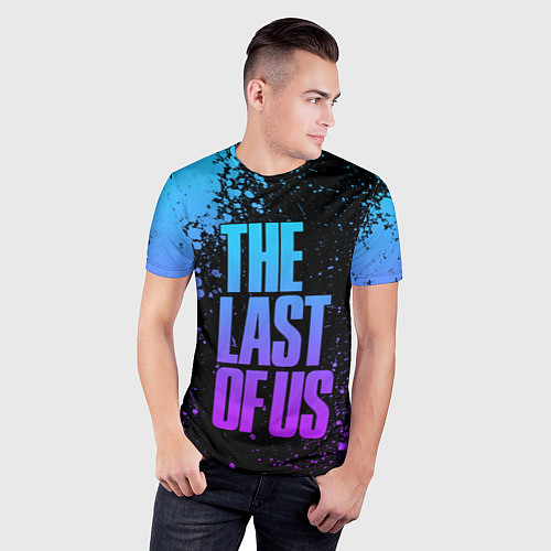 Мужская спорт-футболка THE LAST OF US / 3D-принт – фото 3