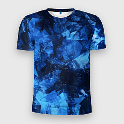 Мужская спорт-футболка Blue Abstraction