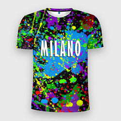 Футболка спортивная мужская Milano - abstraction - Italy, цвет: 3D-принт