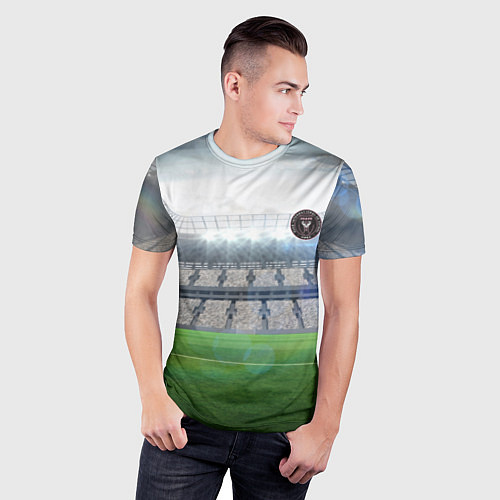 Мужская спорт-футболка FC INTER MIAMI / 3D-принт – фото 3