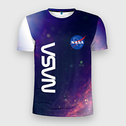 Футболка спортивная мужская NASA НАСА, цвет: 3D-принт