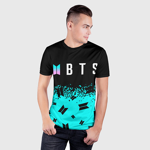 Мужская спорт-футболка BTS БТС / 3D-принт – фото 3
