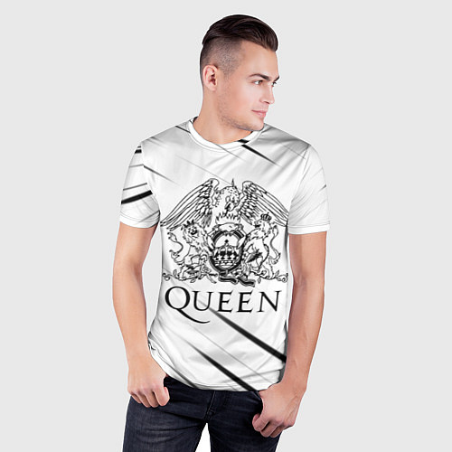 Мужская спорт-футболка QEEN Куин / 3D-принт – фото 3