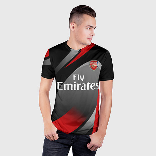 Мужская спорт-футболка ARSENAL UNIFORM / 3D-принт – фото 3