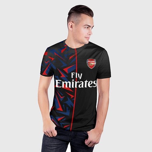 Мужская спорт-футболка ARSENAL UNIFORM 2020 / 3D-принт – фото 3