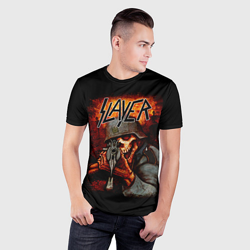 Мужская спорт-футболка Slayer / 3D-принт – фото 3