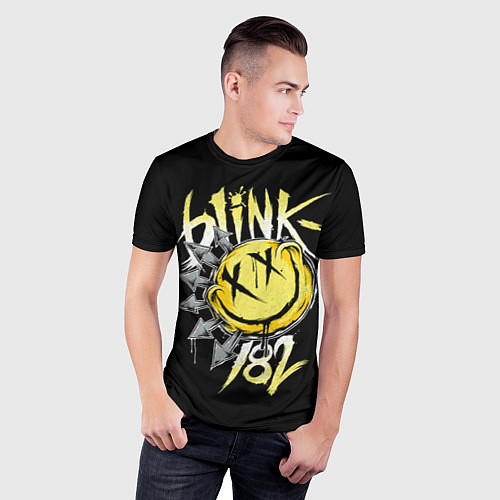 Мужская спорт-футболка Blink 182 / 3D-принт – фото 3