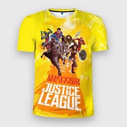 Футболка спортивная мужская Justice League, цвет: 3D-принт