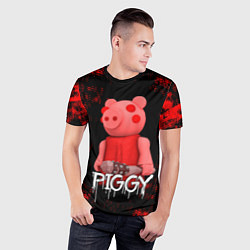 Футболка спортивная мужская Roblox Piggy, цвет: 3D-принт — фото 2