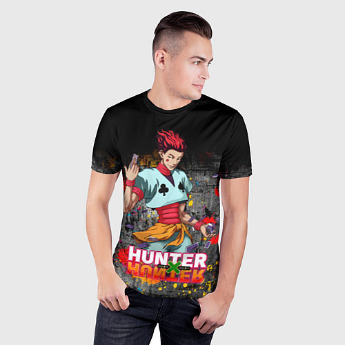 Мужская спорт-футболка Хисока Hunter x Hunter / 3D-принт – фото 3