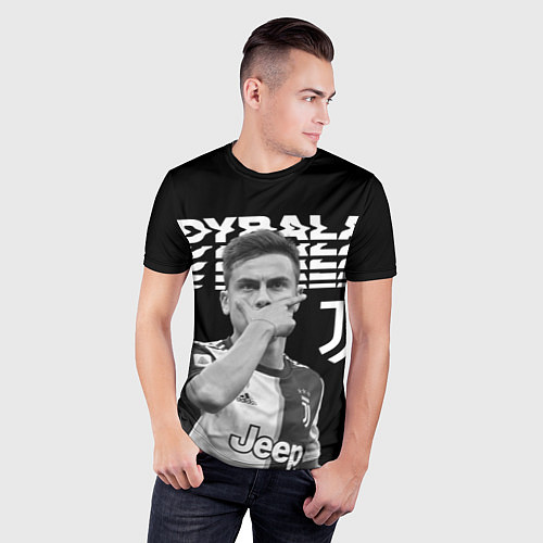 Мужская спорт-футболка Paulo Dybala / 3D-принт – фото 3