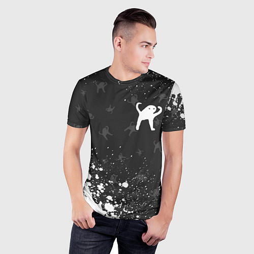 Мужская спорт-футболка ЪУЪ СЪУКА / 3D-принт – фото 3